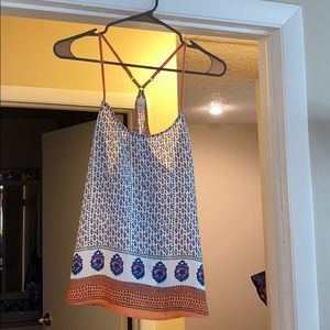 Eloise patterned tank from Anthropologie